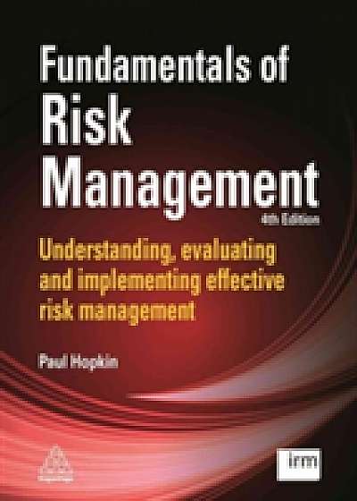 Coperta cărții Fundamentals of Risk Management