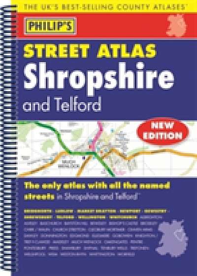 Philip's Street Atlas Shropshire and Telford