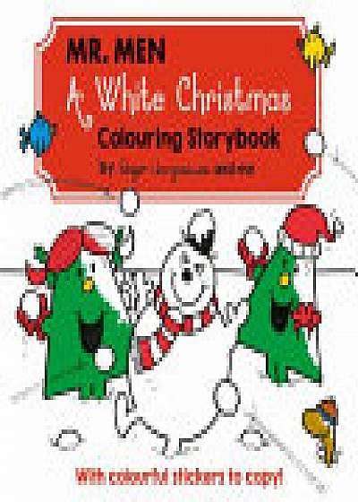 Mr Men A White Christmas Colouring Storybook