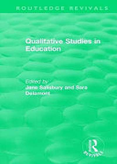 Coperta cărții Qualitative Studies in Education (1995)