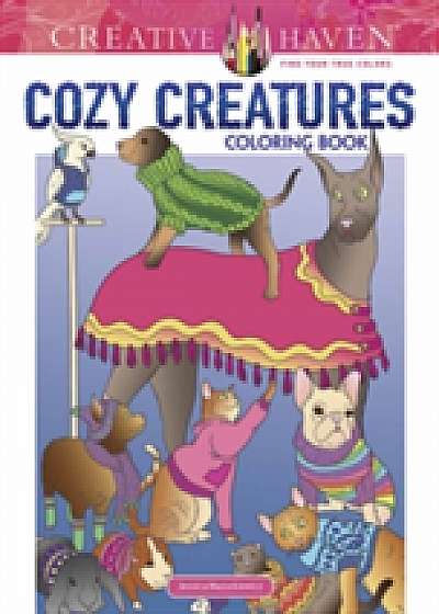 Creative Haven Cozy Creatures Coloring Book