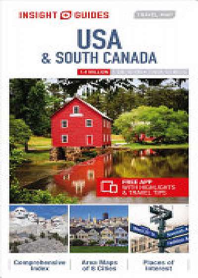 Insight Guides Travel Map USA & Canada South