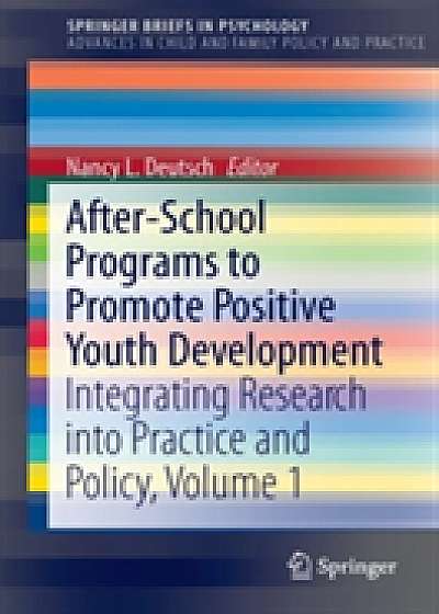 Coperta cărții After-School Programs to Promote Positive Youth Development