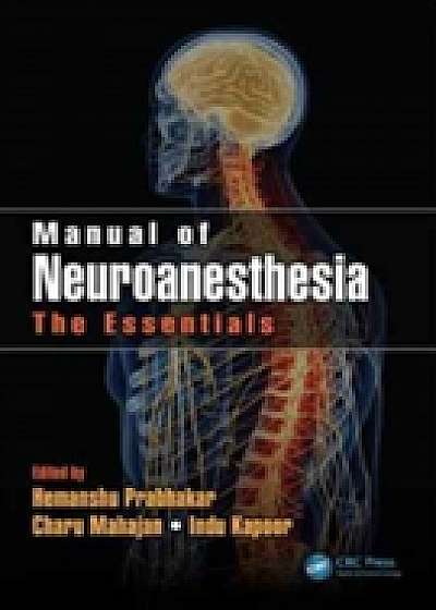 Coperta cărții Manual of Neuroanesthesia
