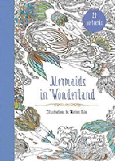 Coperta cărții Mermaids in Wonderland 20 Postcards