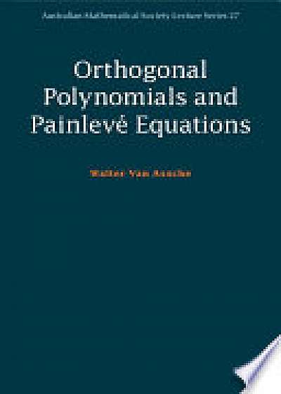 Coperta cărții Orthogonal Polynomials and Painleve Equations