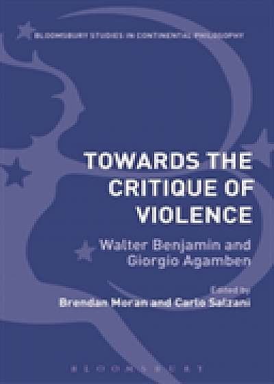 Coperta cărții Towards the Critique of Violence