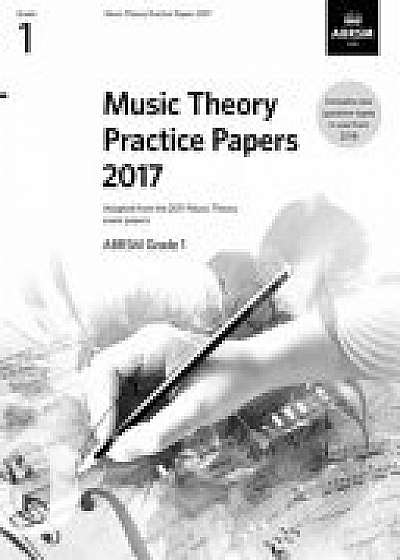 Coperta cărții Music Theory Practice Papers 2017, ABRSM Grade 1