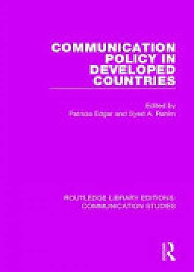 Coperta cărții COMMUNICATION POLICY DEVELOPED COUN