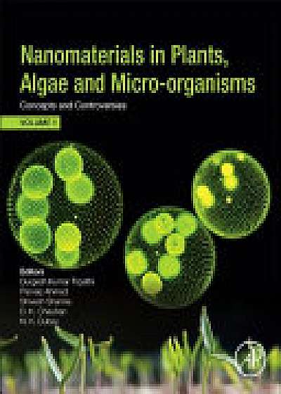 Coperta cărții Nanomaterials in Plants, Algae, and Microorganisms