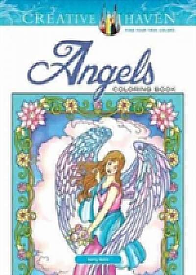 Creative Haven Angels Coloring Book