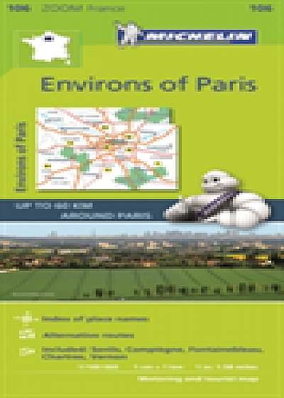 Coperta cărții Environs of Paris Zoom Map 106