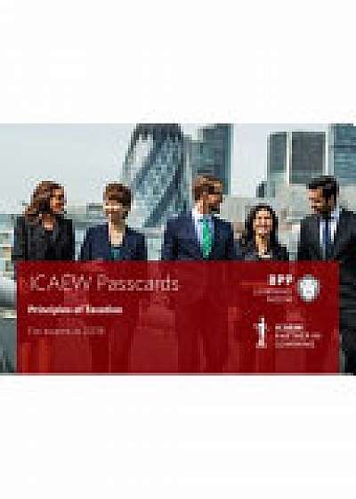 Coperta cărții ICAEW Principles of Taxation de Bpp Learning Media