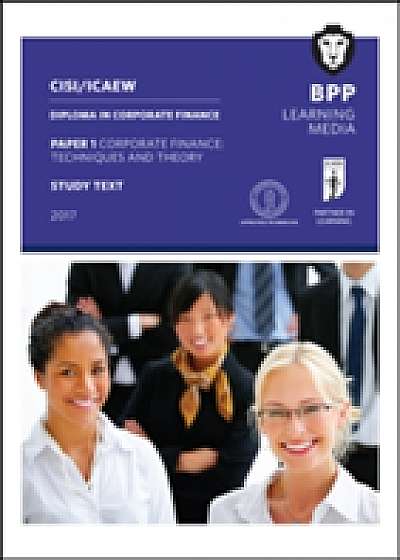 Coperta cărții CISI/ICAEW Diploma in Corporate Finance Technique and Theory