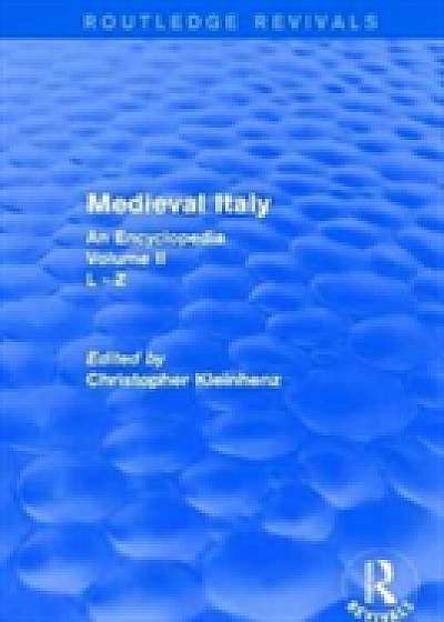 Coperta cărții Medieval Italy (2004)