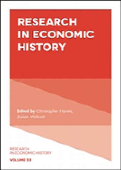 Coperta cărții Research in Economic History