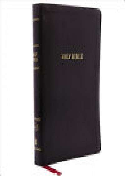 KJV, Deluxe Reference Bible, Giant Print, Imitation Leather, Black, Indexed, Red Letter Edition, Comfort Print