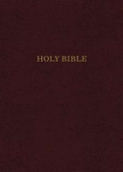 KJV, Thinline Reference Bible, Leather-Look, Burgundy, Red Letter Edition, Comfort Print