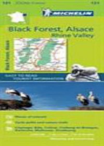 Coperta cărții Black Forest, Alsace, Rhine Valley Zoom Map 131
