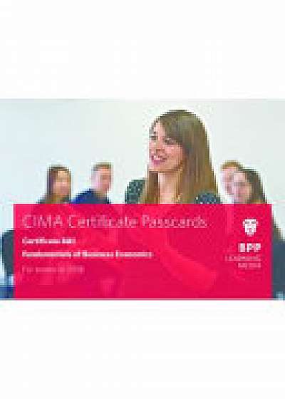 Coperta cărții CIMA BA1 Fundamentals of Business Economics de Bpp Learning Media