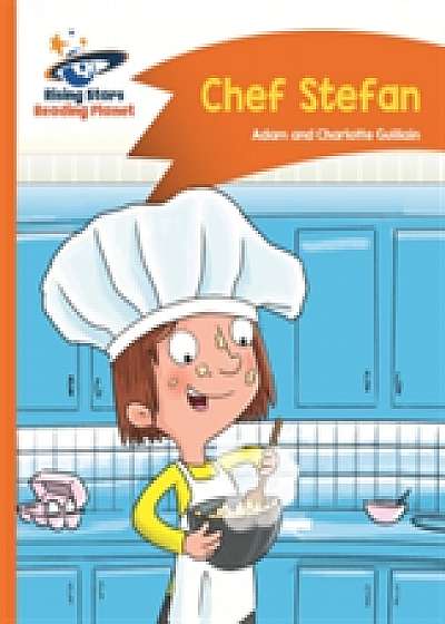 Coperta cărții Reading Planet - Chef Stefan - Orange: Comet Street Kids de Adam Guillain