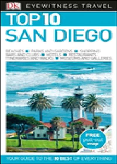 Coperta cărții Top 10 San Diego