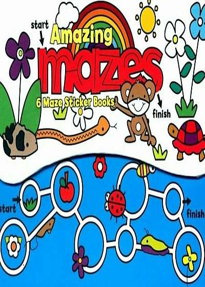 Magnetic Mini Sticker Book Set (6 Books) - Amazing Mazes
