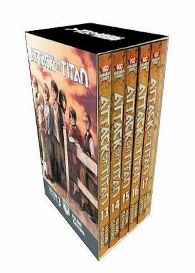 Attack On Titan Season 3 Part 1 Manga Box Set, Paperback