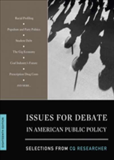 Coperta cărții Issues for Debate in American Public Policy