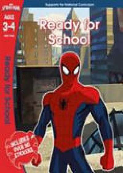 Coperta cărții Spider-Man: Ready for School, Ages 3-4