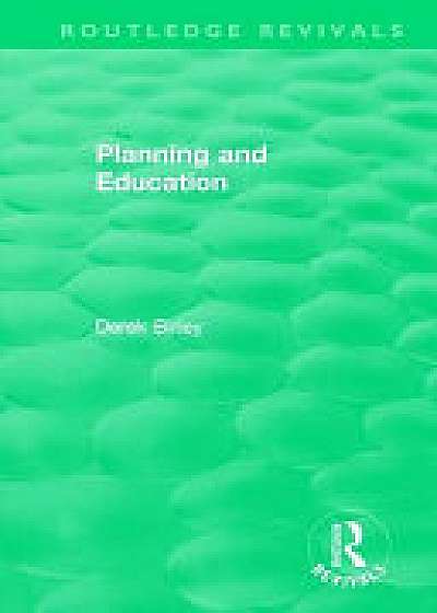 Coperta cărții : Planning and Education (1972)