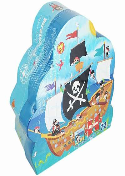 Pirate Jigsaw Puzzle and Story Book Box