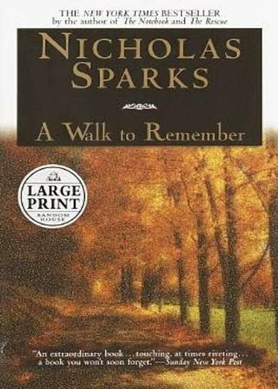 A Walk to Remember, Paperback