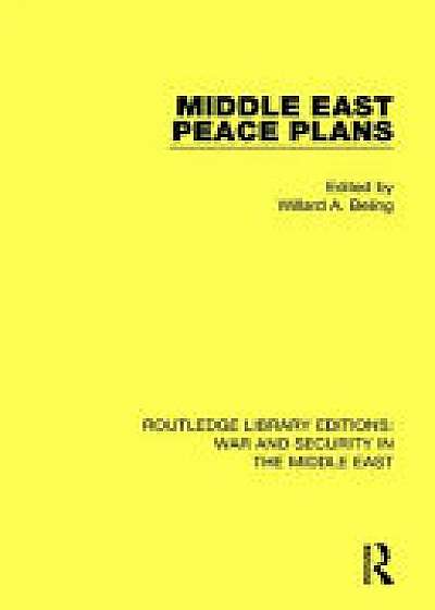 Coperta cărții MIDDLE EAST PEACE PLANS RLE WAR