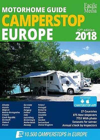 Motorhome guide Camperstop Europe 27 countries 2018