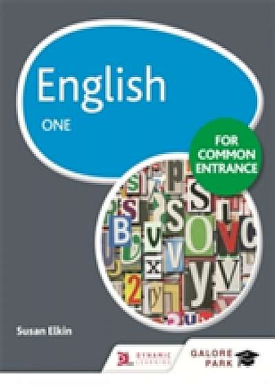 Coperta cărții English for Common Entrance One