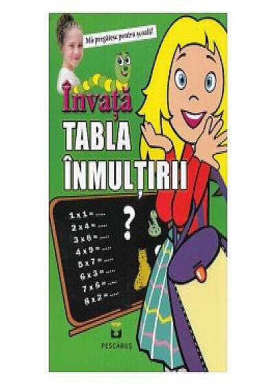 Coperta cărții Invata tabla inmultirii