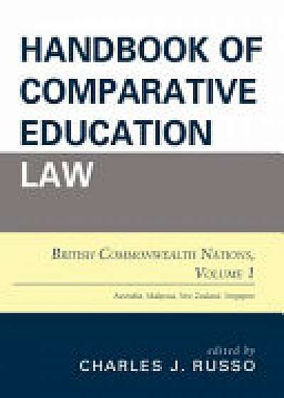 Coperta cărții Handbook of Comparative Education Law