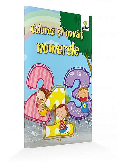 Coperta cărții Colorez si invat numerele