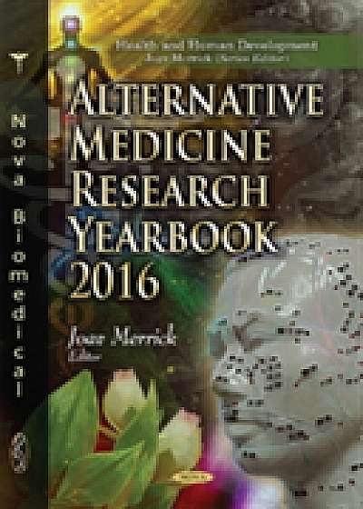 Coperta cărții Alternative Medicine Research Yearbook 2016