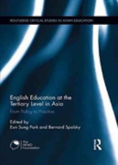 Coperta cărții English Education at the Tertiary Level in Asia