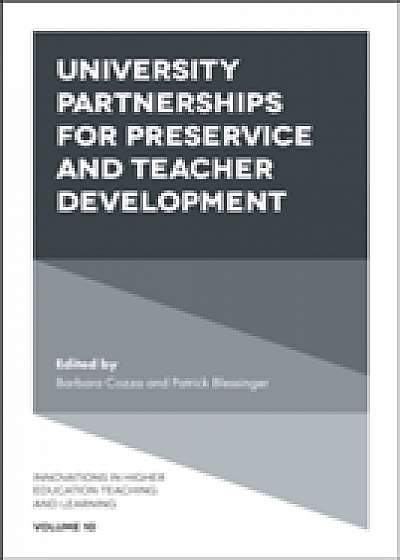 Coperta cărții University Partnerships for Pre-service and Teacher Development