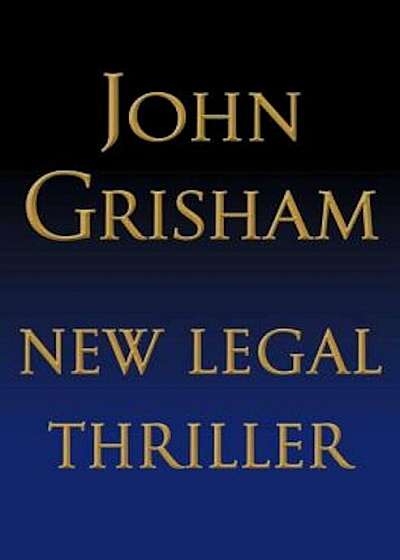 New Legal Thriller, Hardcover