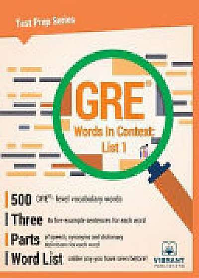 GRE Words in Context - List 1