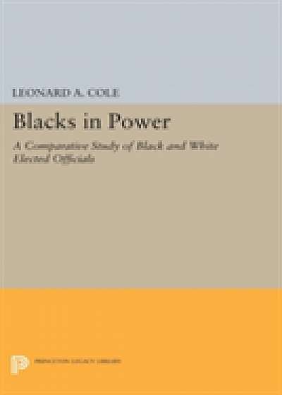 Coperta cărții Blacks in Power de Leonard A. Cole