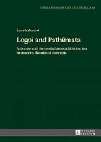 Coperta cărții Logoi and Pathemata
