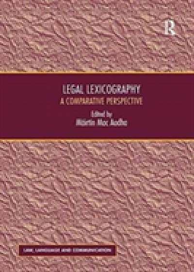 Coperta cărții Legal Lexicography