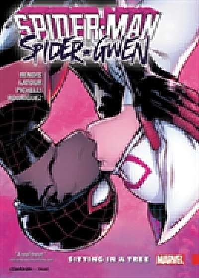 Coperta cărții Spider-man/spider-gwen: Sitting In A Tree de Brian Michael Bendis