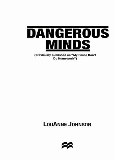 Dangerous Minds, Paperback