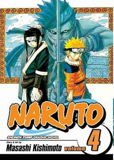 Coperta cărții Naruto, Volume 4, Paperback